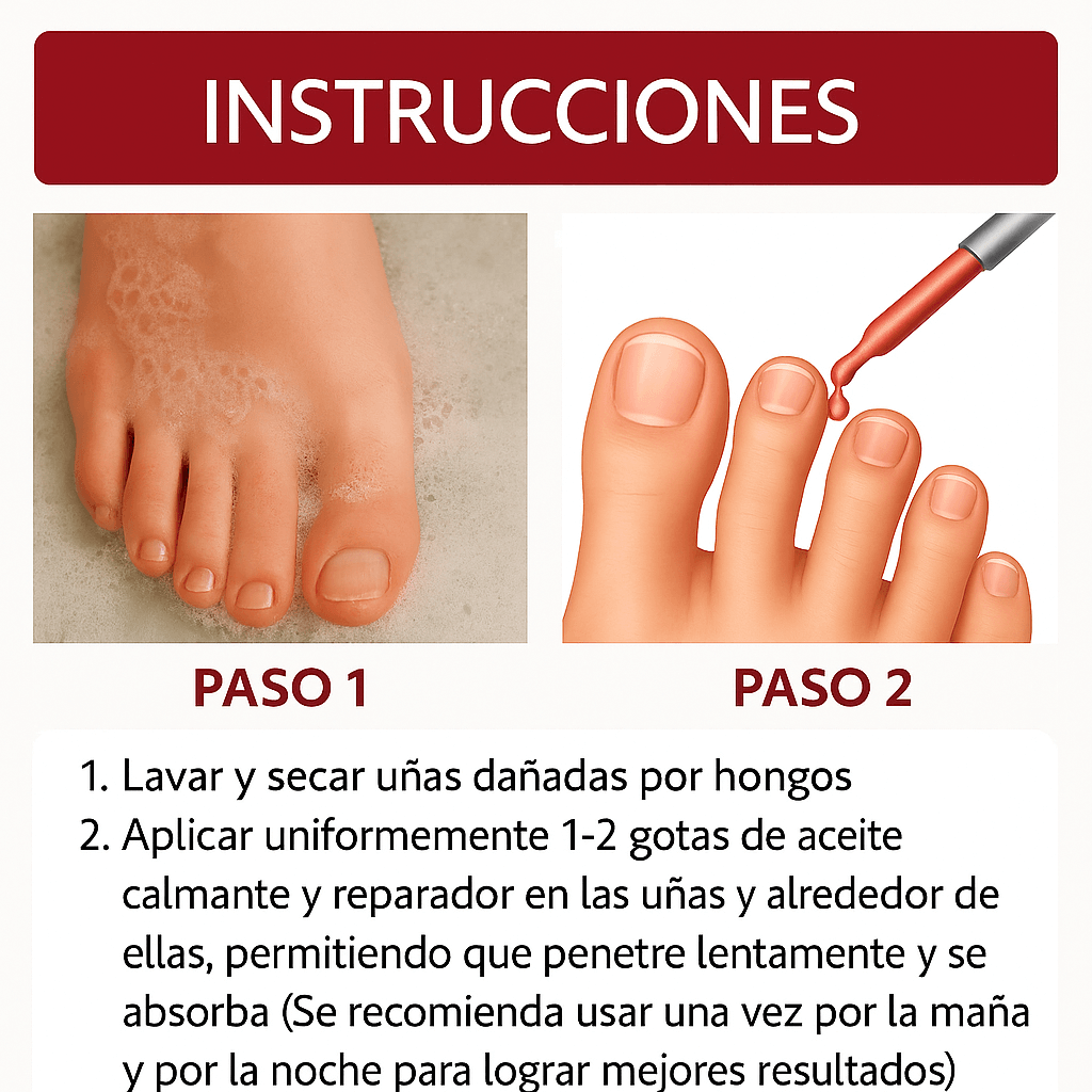 Tratamiento Anti Hongos x 2 Frascos🦶